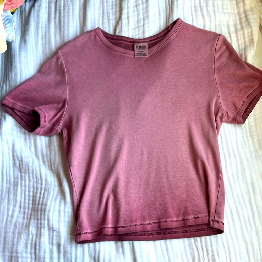 From pink in size medium. Burgundy color.